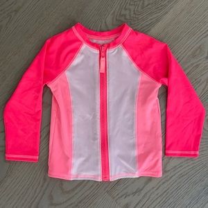 2T Cat&Jack swim rash guard/ cover up